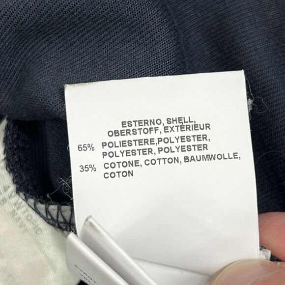 COLMAR Women's Navy Blue Crew Neck Iridescent Logo Pullover Sweatshirt Large - Picture 6 of 6